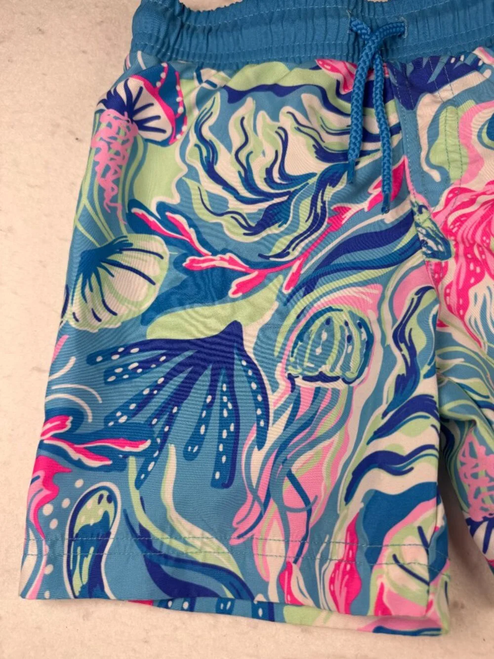 Tommy Bahama Toddler Boys Swim 4T Drawstring Rash Guard Shorts Trunks